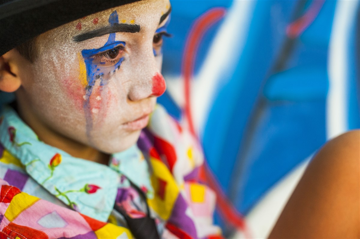 maquillage clown pour enfant