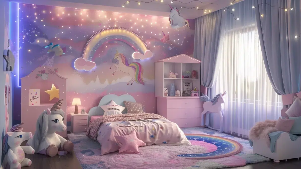 chambre enfant féerique