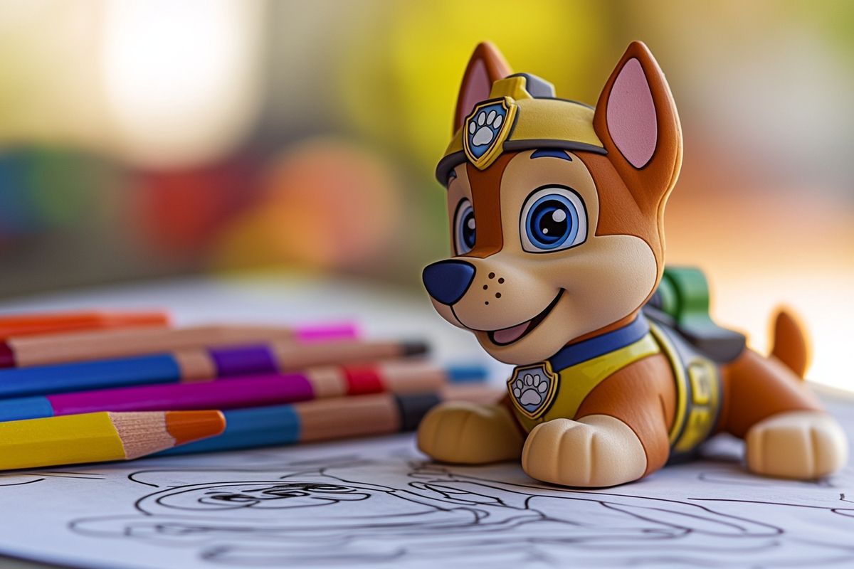 Coloriage Pat Patrouille à imprimer en PDF : Un excellent moyen d'apprendre en s'amusant