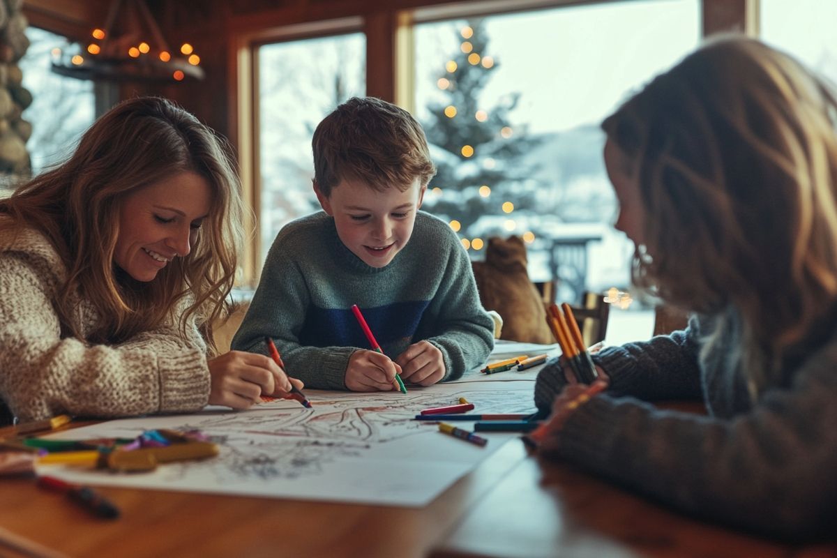 colorier famille