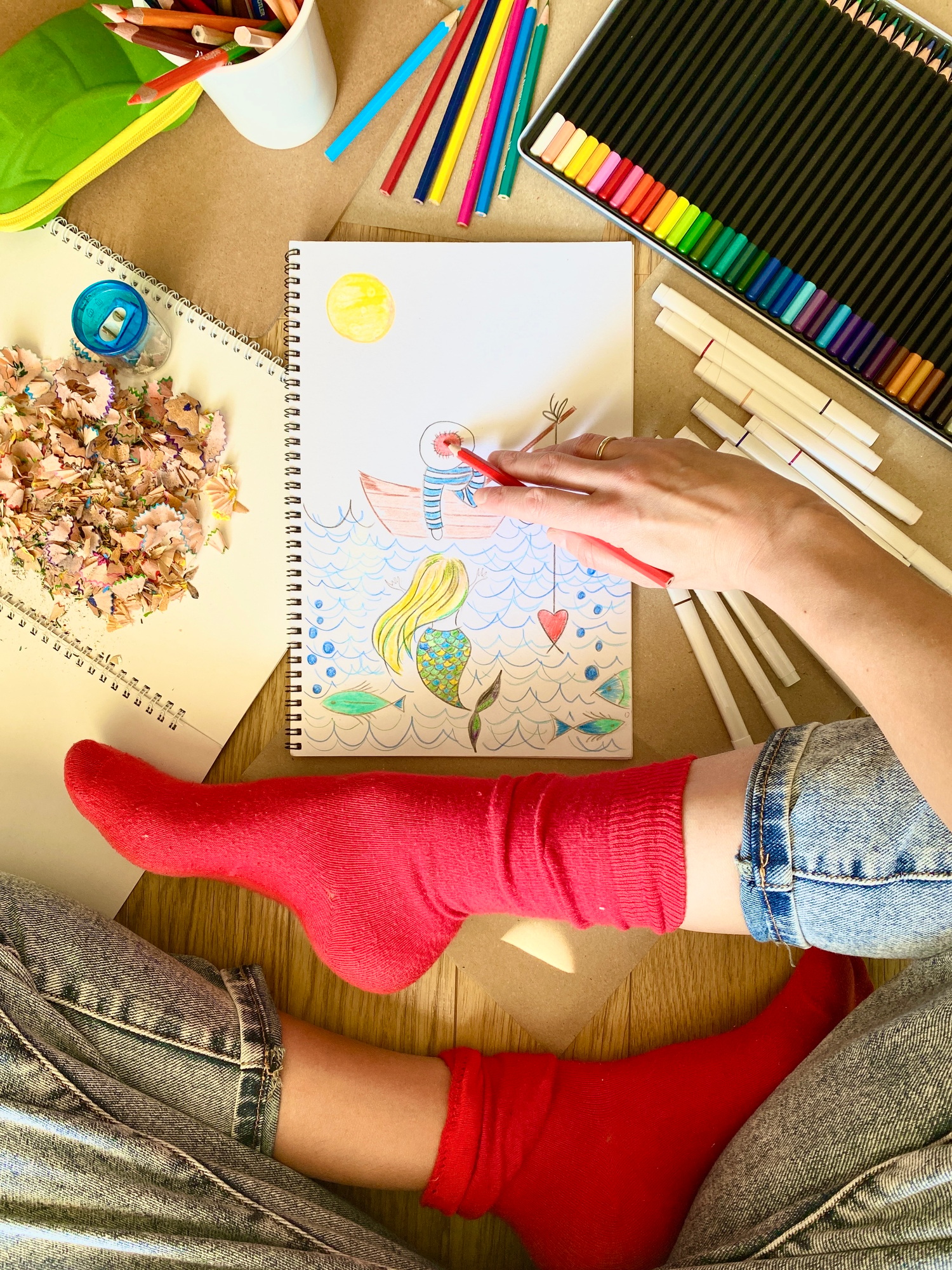 coloriages sirène