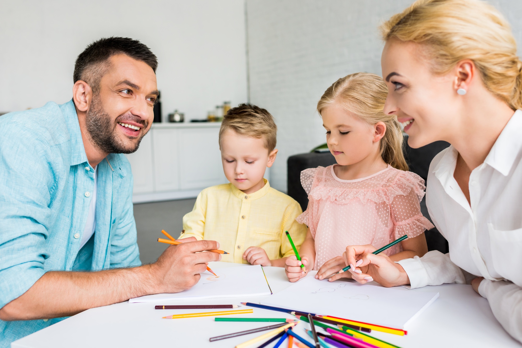 colorier famille