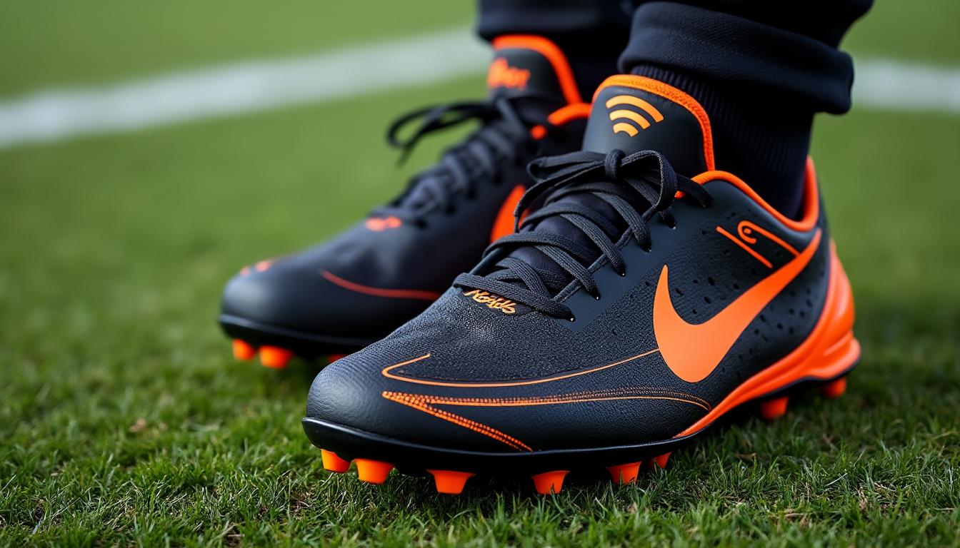 découvrez les innovations des chaussures de rugby à crampons ua nitro low d pour homme, conçues pour offrir une performance optimale sur le terrain. alliant confort, légèreté et adhérence exceptionnelle, ces chaussures révolutionnent votre expérience de jeu. parfaites pour les rugbymen en quête de qualité et de style.