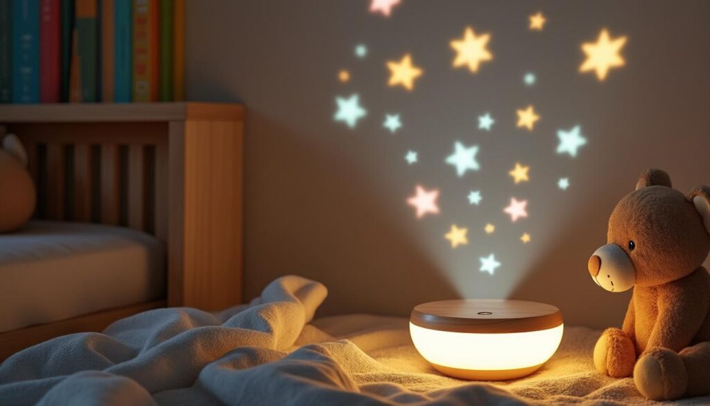 Les caractéristiques incontournables des veilleuses bébé avec projection plafond Aubert