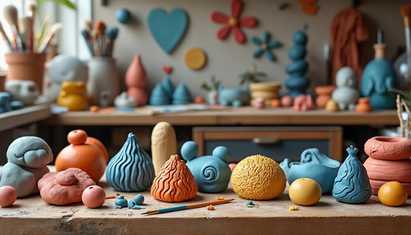 découvrez des idées de bricolage amusantes à réaliser avec de la pâte à modeler durcissante à l'air. stimulez votre créativité et créez des œuvres uniques tout en vous amusant, que ce soit pour des projets éducatifs, des décorations ou des cadeaux faits main. laissez libre cours à votre imagination !