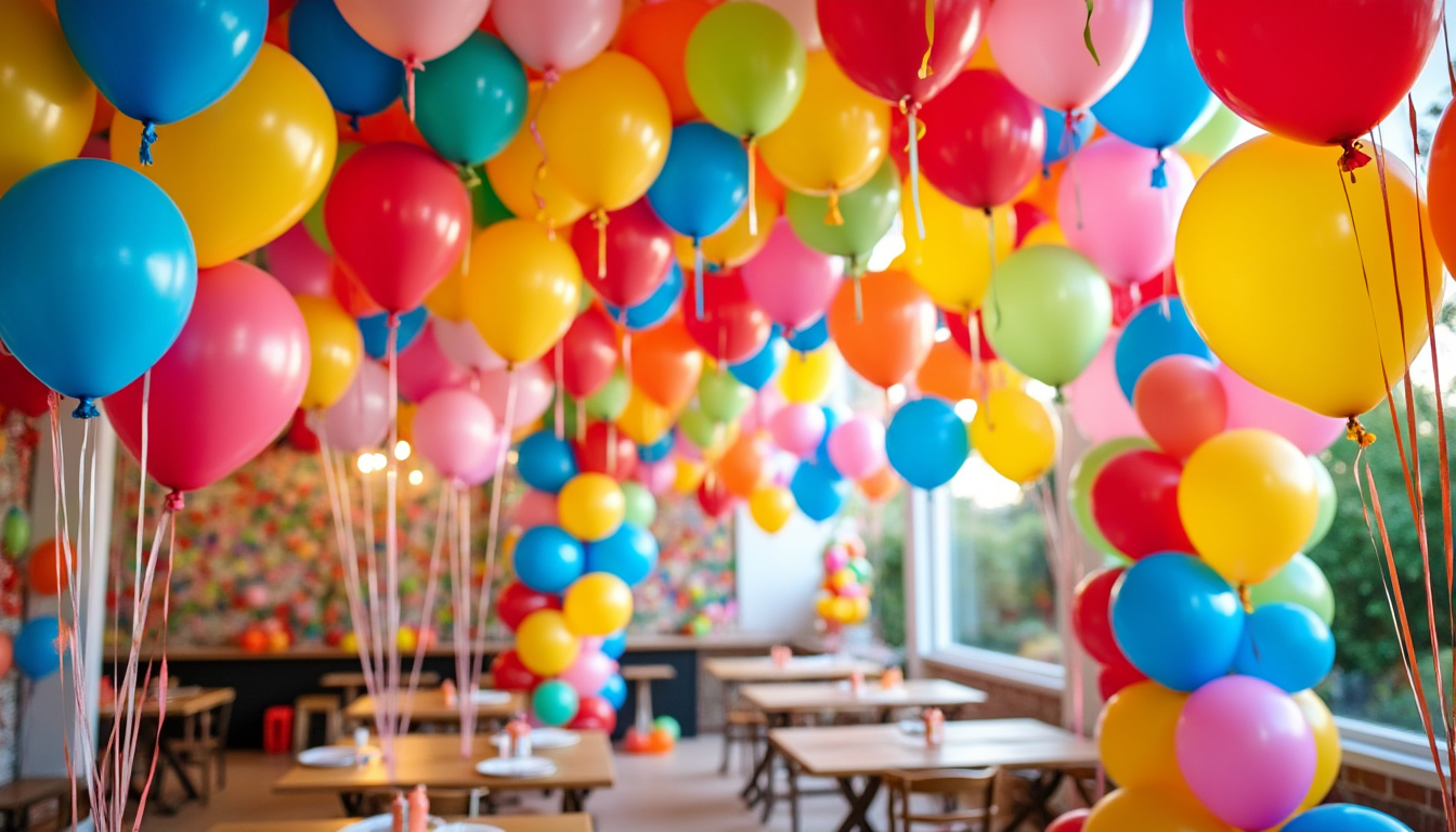 découvrez les dernières tendances en décoration avec des ballons colorés pour créer des ambiances festives et originales lors de vos événements. idées, conseils et inspirations pour réussir votre décoration ballon !