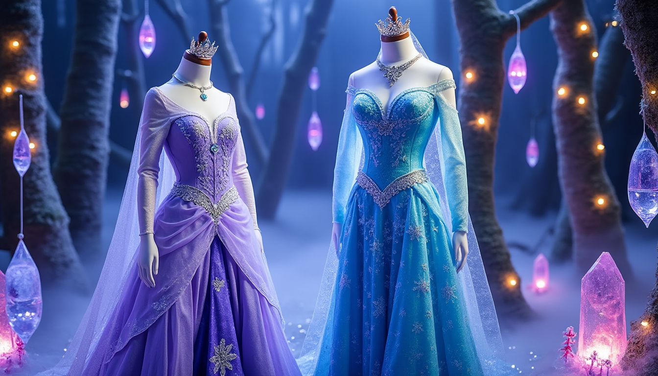 découvrez des tenues et costumes en toile magiques inspirés de la reine des neiges pour une fête d'enfants inoubliable. idéal pour émerveiller les petits fans d'elsa et d'anna avec des déguisements féeriques et originaux !