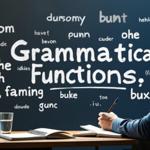 découvrez ce qu'est une fonction grammaticale et comprenez comment chaque mot joue un rôle précis dans la structure d'une phrase. un guide simple pour clarifier les notions essentielles de la grammaire française.