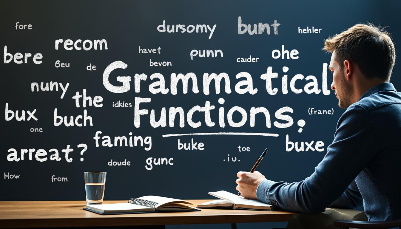 découvrez ce qu'est une fonction grammaticale et comprenez comment chaque mot joue un rôle précis dans la structure d'une phrase. un guide simple pour clarifier les notions essentielles de la grammaire française.