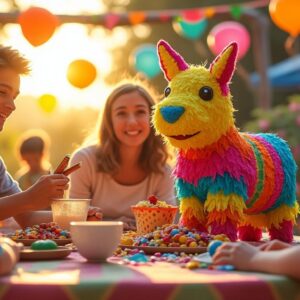 ajoutez de la magie à vos fêtes d'enfants avec une piñata pleine de surprises irrésistibles, pour des moments de joie et d'amusement inoubliables.