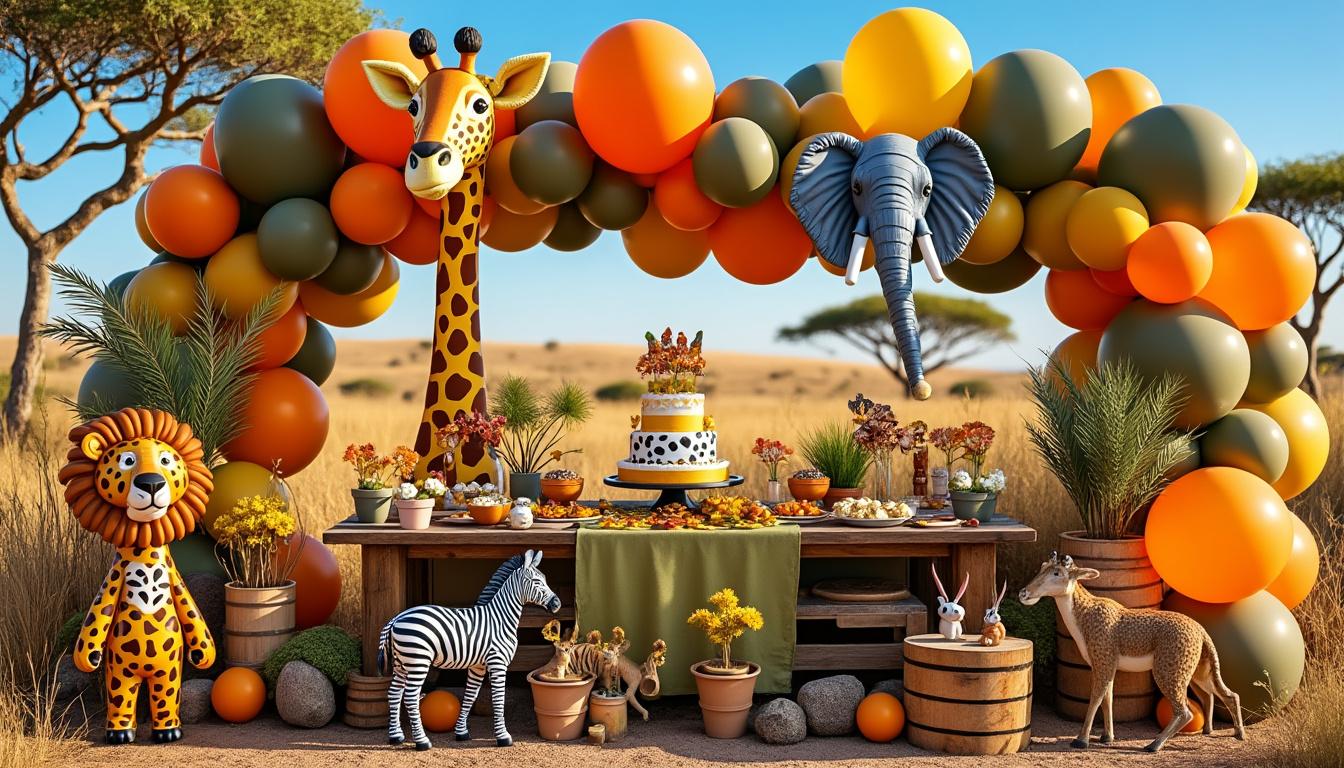 découvrez les meilleures idées pour organiser un anniversaire d’enfant sur le thème de la savane africaine : activités ludiques, décorations exotiques, jeux inspirés des animaux et astuces pour un goûter inoubliable dans une ambiance sauvage et colorée !