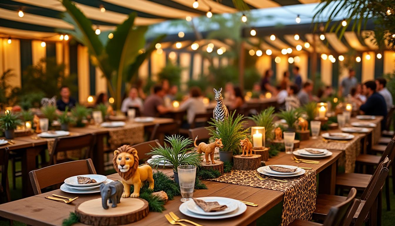 découvrez des inspirations originales pour organiser un anniversaire d'enfant sur le thème de la savane africaine : jeux amusants, activités créatives, décorations exotiques et conseils pour une fête inoubliable !