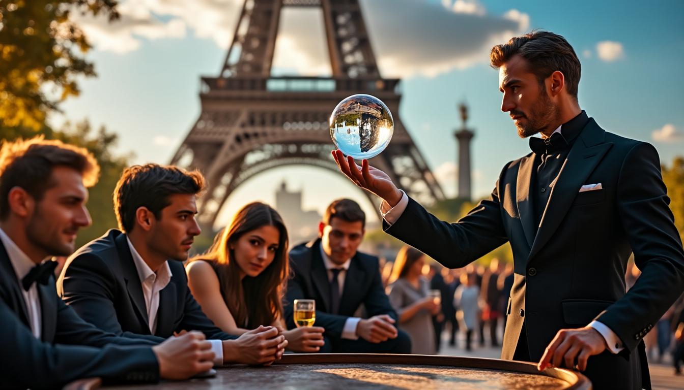 impressionnez vos invités grâce à un spectacle de magie interactif unique qui surprend et émerveille à chaque instant.