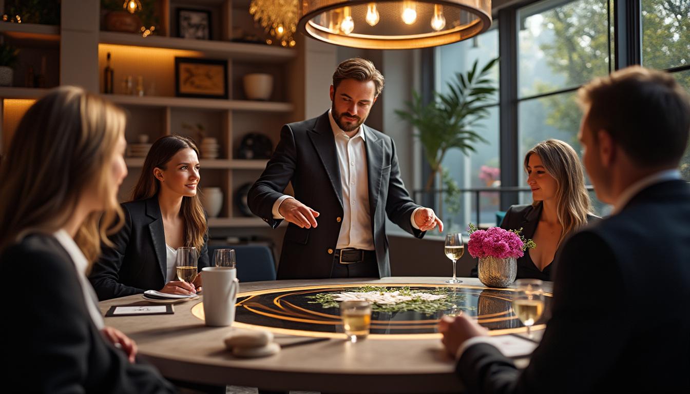 captivez vos invités avec un spectacle de magie interactif unique qui surprend et émerveille à chaque instant. offrez une expérience mémorable qui défie toutes les attentes.