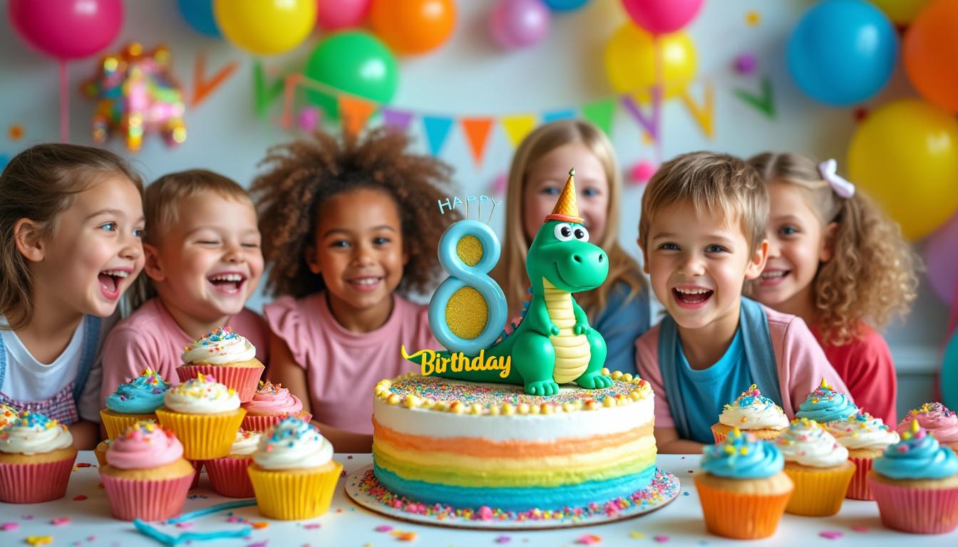 célébrez un anniversaire inoubliable avec un gâteau personnalisé, conçu spécialement pour émerveiller votre enfant et rendre cet événement mémorable.