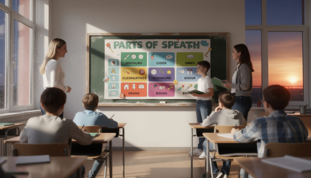 La classe de mots : tableau comme guide pour les élèves en difficulté La classe de mots : tableau comme guide pour les élèves en difficulté