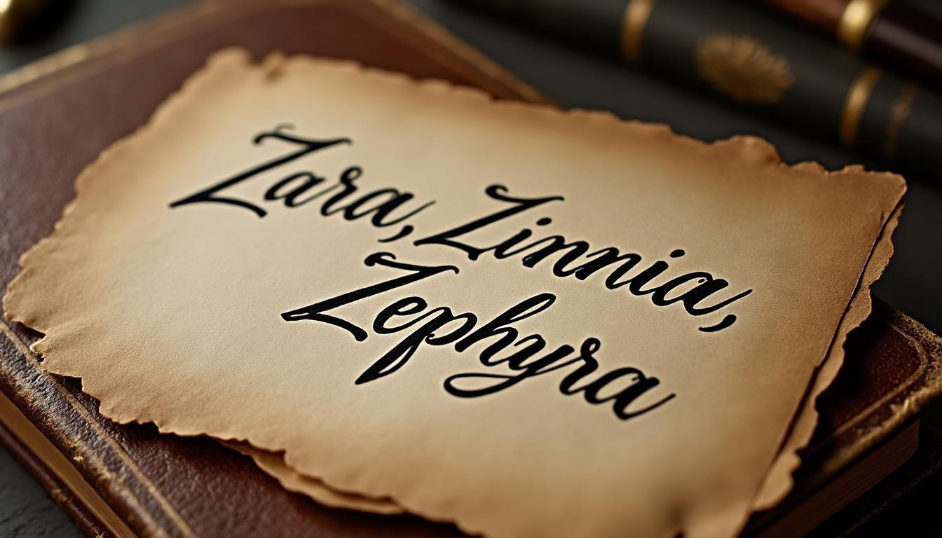 découvrez notre sélection unique de prénoms de fille commençant par la lettre z, alliant originalité et élégance pour un choix parfait et inspirant.