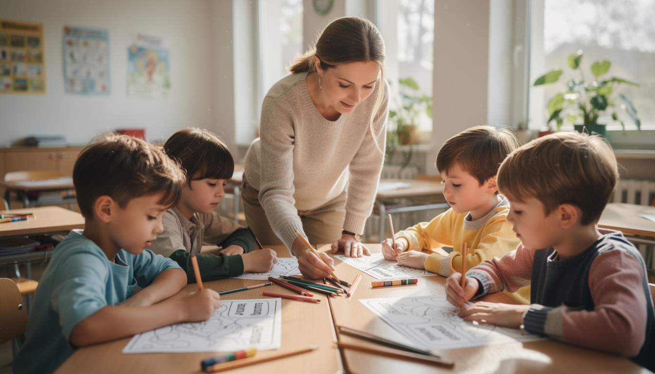 découvrez comment intégrer le coloriage magique en anglais dans votre classe pour rendre l'apprentissage ludique et efficace.