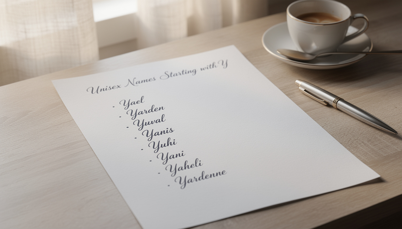 découvrez notre sélection unique de prénoms mixtes non genrés commençant par la lettre y, parfaits pour un choix moderne et inclusif.