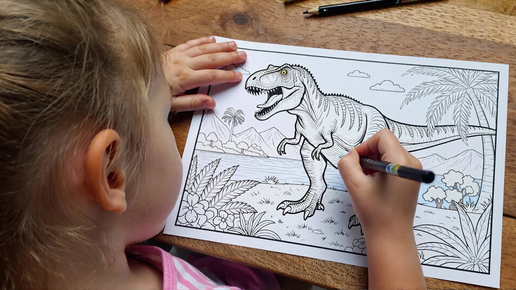 coloriage Jurassic world indoraptor