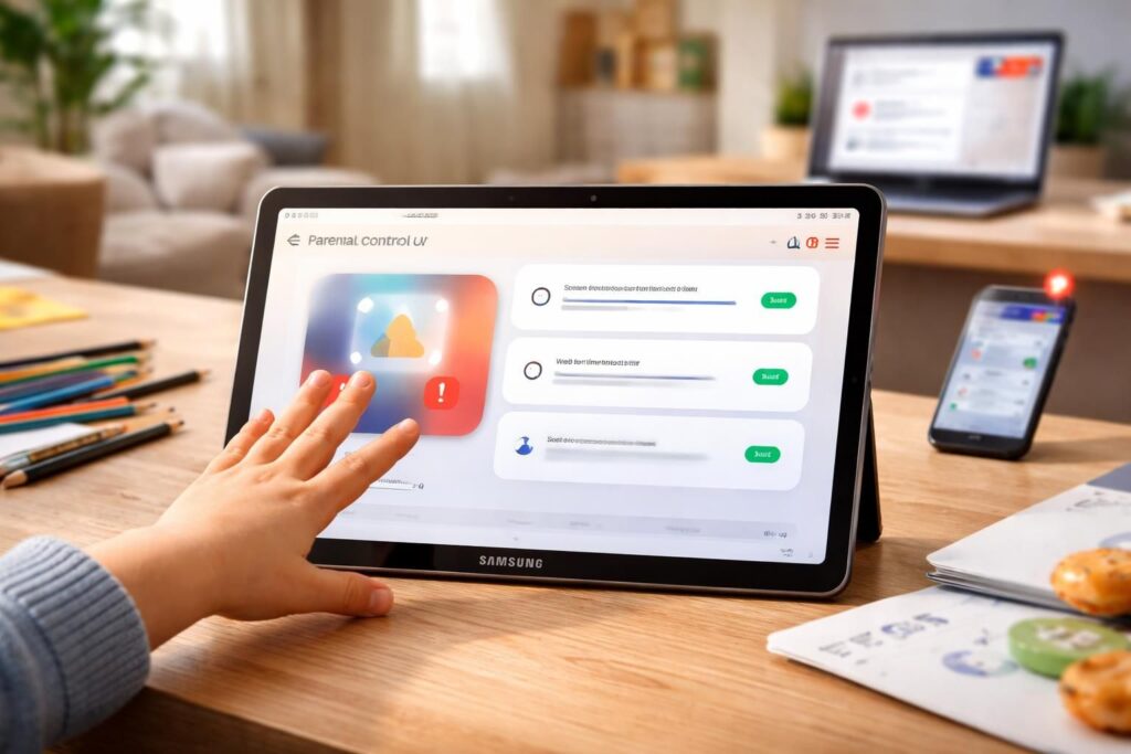 Contrôle parental : erreurs à éviter sur une tablette Samsung Contrôle parental : erreurs à éviter sur une tablette Samsung