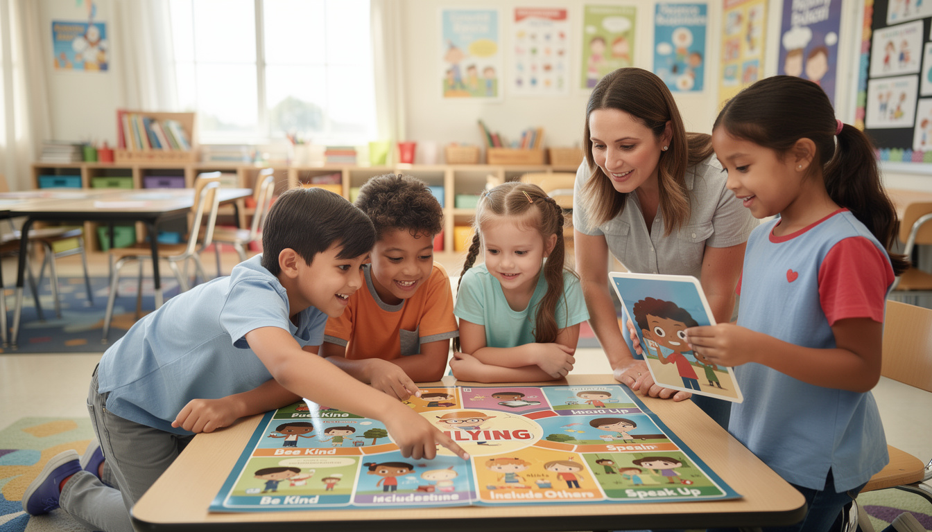 découvrez notre jeu sur le harcèlement scolaire à imprimer, un outil pédagogique essentiel pour sensibiliser les élèves de manière ludique et efficace.