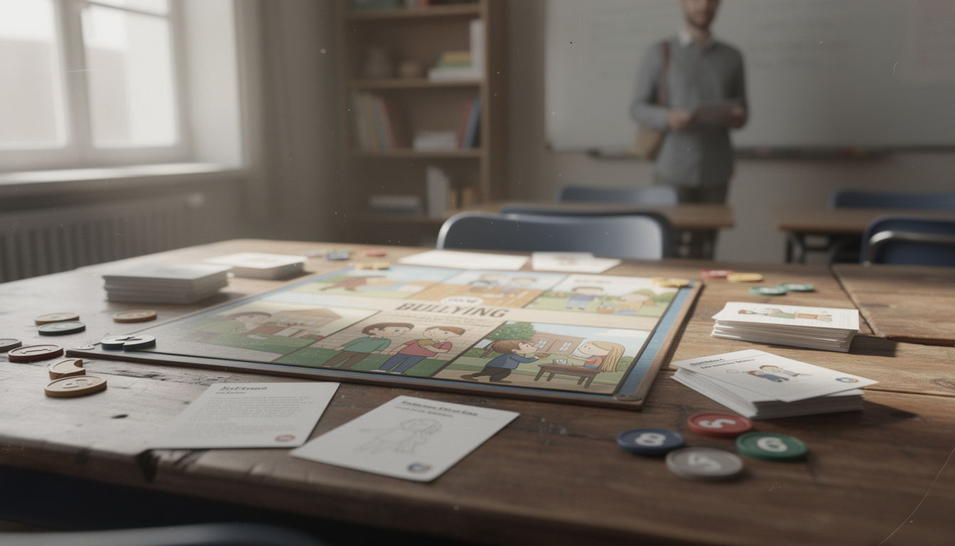 découvrez notre jeu à imprimer sur le harcèlement scolaire, un outil pédagogique essentiel pour sensibiliser et prévenir efficacement ce fléau en milieu scolaire.