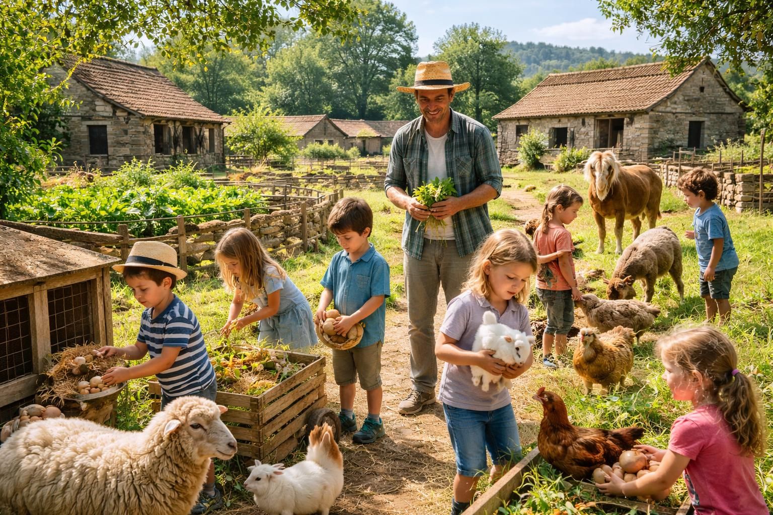découvrez la magie d'une ferme pédagogique à bergerac où petits et grands apprennent en s'amusant grâce à des activités ludiques et éducatives au cœur de la nature.