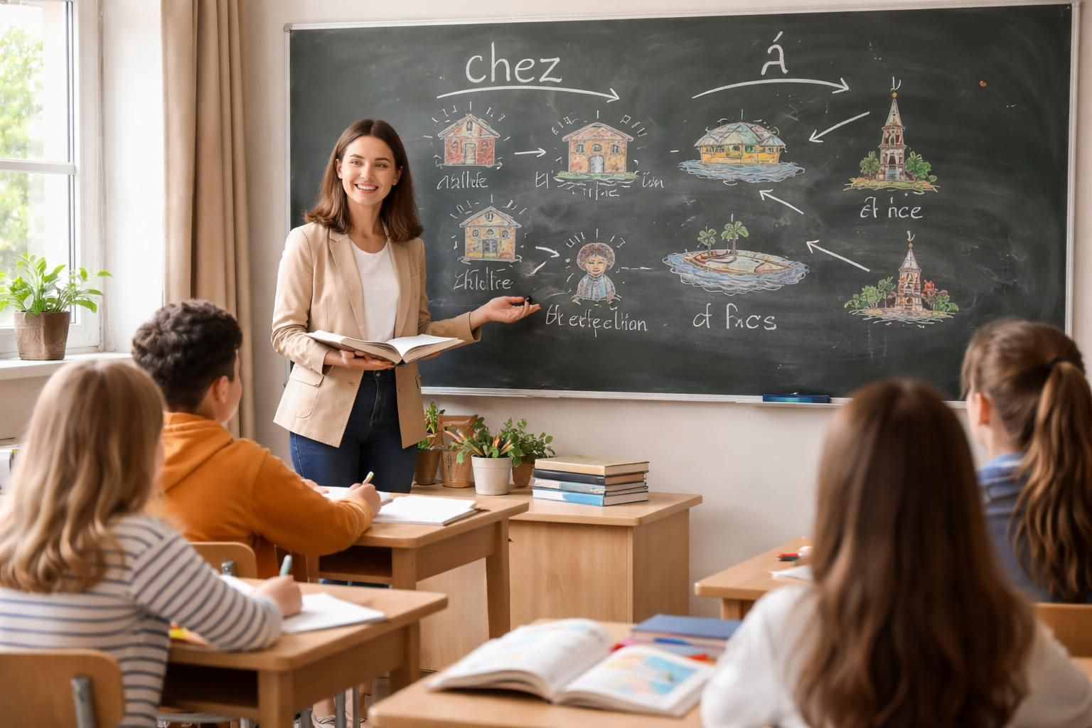découvrez l'importance cruciale de la grammaire des prépositions 'chez' et 'à' dans la construction de phrases correctes et fluides en français.
