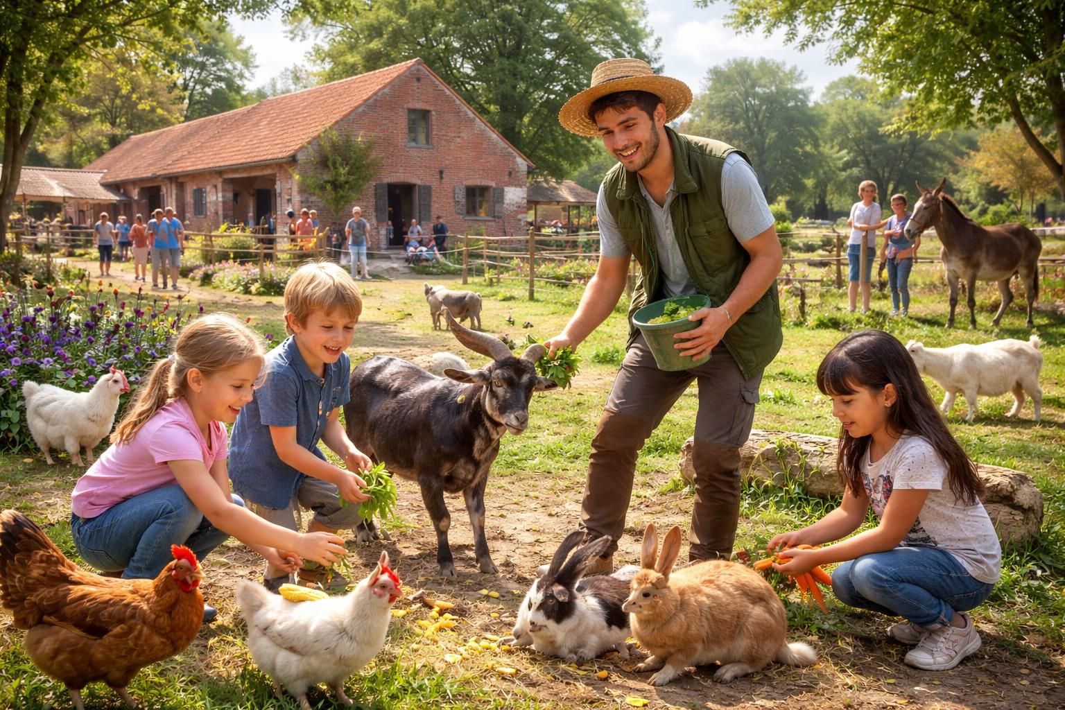 découvrez une expérience unique mêlant éducation et divertissement à la ferme pédagogique de saint-amand-les-eaux, idéale pour toute la famille.