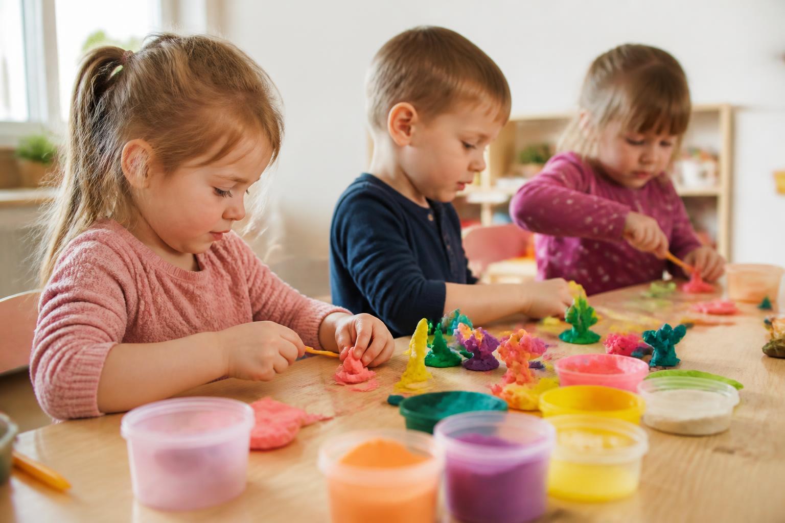 découvrez comment les ateliers de pâte à modeler colorée encouragent la créativité et développent l'imagination des tout-petits à travers des activités ludiques et éducatives.