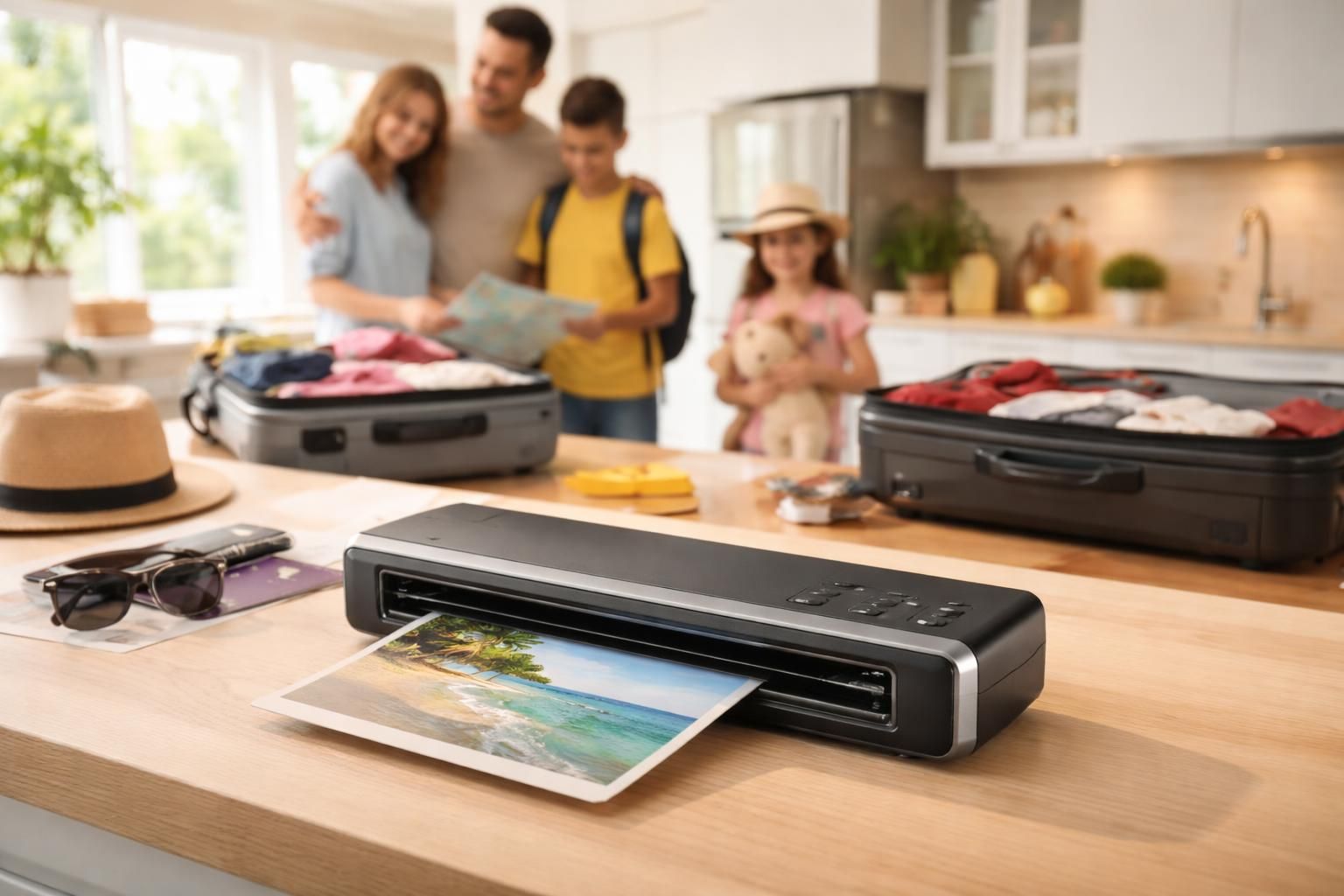 découvrez notre scanner portable, l'accessoire idéal pour les familles en déplacement qui recherchent simplicité et efficacité pour numériser leurs documents où qu'elles soient.