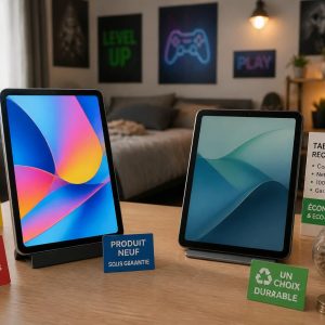 découvrez notre comparatif entre les tablettes budget en promotion et les tablettes reconditionnées, idéal pour offrir à un ado un appareil performant à petit prix.