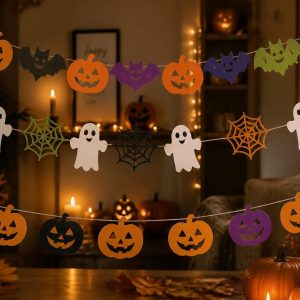 découvrez nos guirlandes halloween à imprimer pour une décoration festive originale et facile à réaliser. parfait pour célébrer l'ambiance d'halloween avec style et créativité.