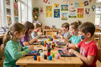 Comment organiser un atelier de maquillage enfant inoubliable